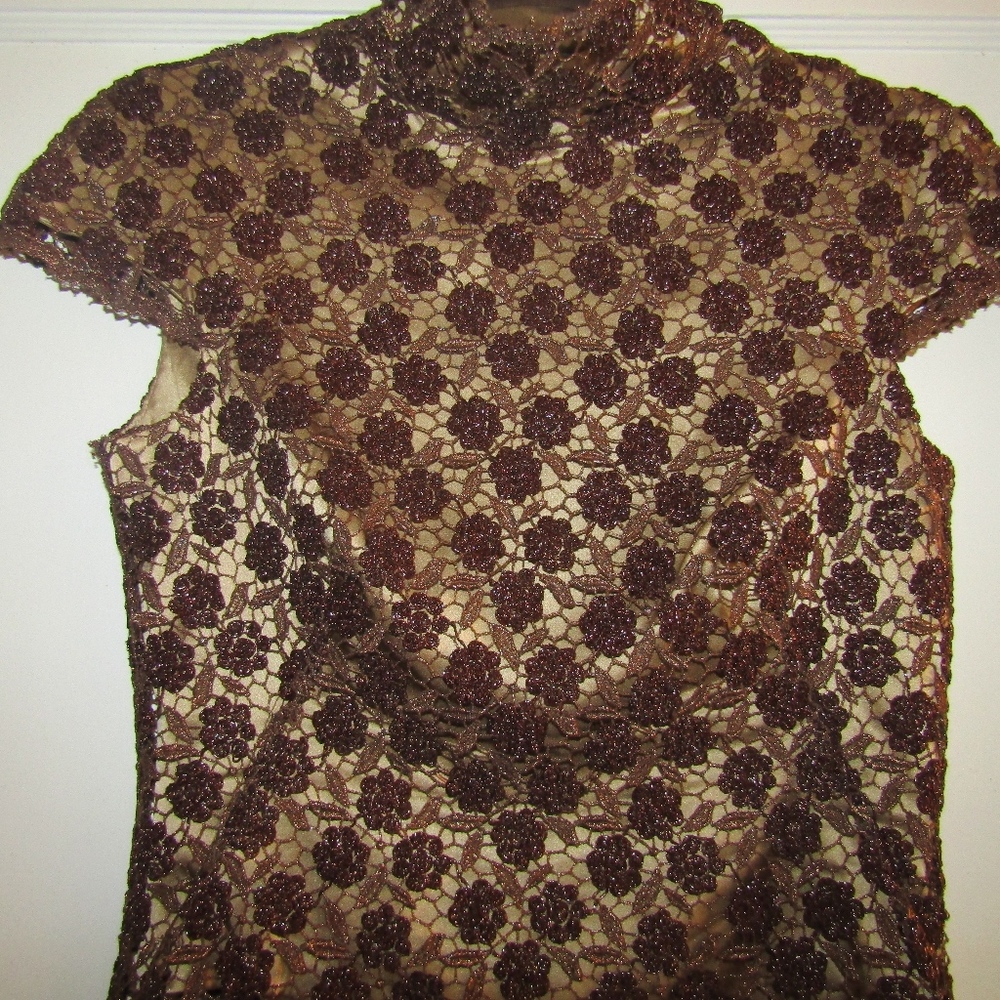 Custom Made Formal Wear Lace, Silk sz 2